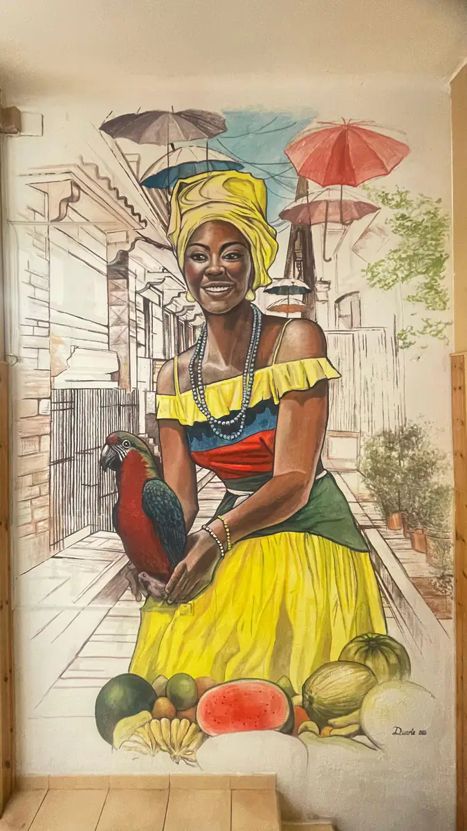 Mural Interior Palanquera